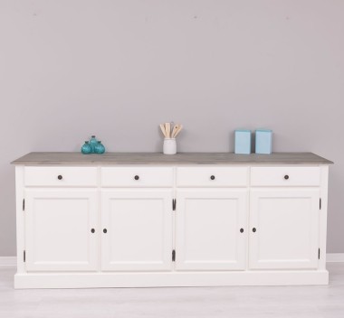 4-door sideboard, 4 drawers, BAS