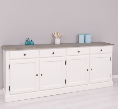 4-door sideboard, 4 drawers, BAS