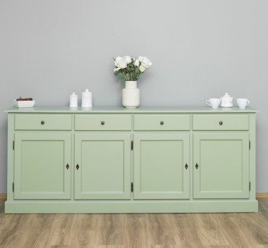 4-door sideboard, 4 drawers, BAS