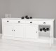 4-door sideboard, 4 drawers, BAS