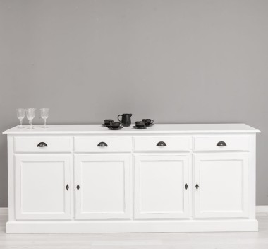 4-door sideboard, 4 drawers, BAS