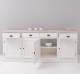 Buffet with 4 doors, 4 drawers, oak top, BAS