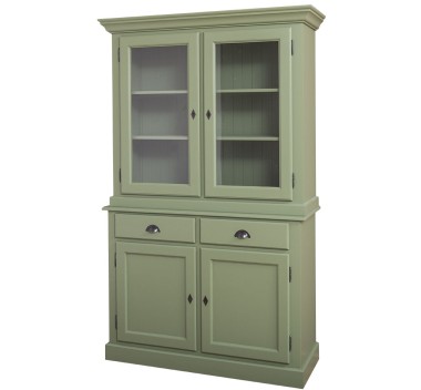 2-door sideboard, 2 BAS drawers + 2 SUP glass doors