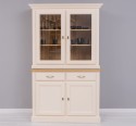 2-door sideboard, 2 BAS drawers + 2 SUP glass doors