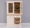 2-door sideboard, 2 BAS drawers + 2 SUP glass doors