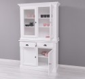 2-door sideboard, 2 BAS drawers + 2 SUP glass doors