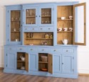 6-door sideboard, 6 BAS drawers + 4 glass doors, 4 drawers, 1 SUP shelf