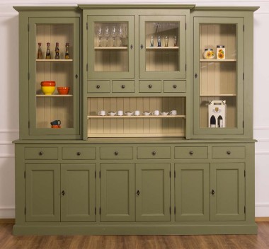 6-door sideboard, 6 BAS drawers + 4 glass doors, 4 drawers, 1 SUP shelf