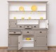 Buffet 3 doors, 3 drawers BAS + 3 shelves, 2 small doors, 3 drawers SUP