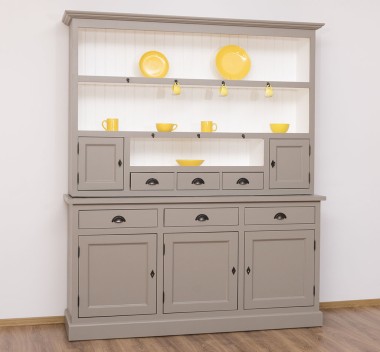 Buffet 3 doors, 3 drawers BAS + 3 shelves, 2 small doors, 3 drawers SUP