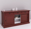 Sideboard, 3 sliding panel doors, 3 drawers, BAS