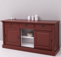 Sideboard, 3 sliding panel doors, 3 drawers, BAS