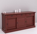 Sideboard, 3 sliding panel doors, 3 drawers, BAS