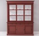 Display cabinet, 6 sliding doors, 3 drawers, BAS + SUP