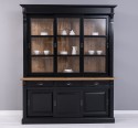 Display cabinet, 6 sliding doors, 3 drawers, BAS + SUP