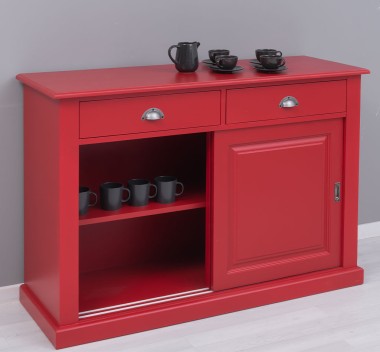 Buffet with 2 sliding doors, 2 drawers, BAS