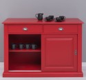 Buffet with 2 sliding doors, 2 drawers, BAS