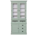 Sideboard with 1 door, 3 drawers, 2 compartments with glass door BAS + 2 glass doors SUP