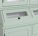 Sideboard with 1 door, 3 drawers, 2 compartments with glass door BAS + 2 glass doors SUP