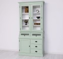 Sideboard with 1 door, 3 drawers, 2 compartments with glass door BAS + 2 glass doors SUP