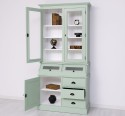 Sideboard with 1 door, 3 drawers, 2 compartments with glass door BAS + 2 glass doors SUP