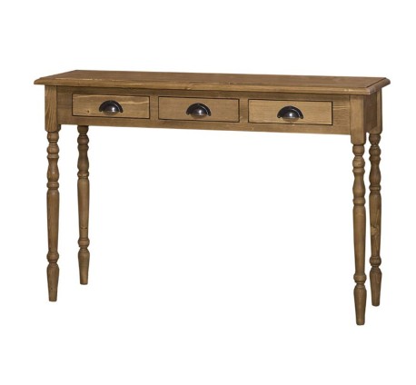 Console with turned legs, 3...