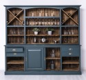 Bar furniture with support for glasses and bottle holder BAS + SUP