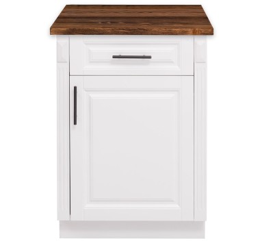 Modular kitchen Directoir, 1 door, 1 drawer - with pine top