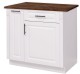 Modular kitchen Directoir, with retractable basket, 1 door, 1 drawer - with top pine