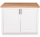 Modular kitchen Directoir, 2 doors - with top oak