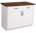 Modular kitchen Directoir, 2 doors, 2 drawers - with top pine