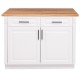 Modular kitchen Directoir, 2 doors, 2 drawers - with top oak