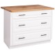 Modular kitchen Directoir, 3 drawers - with top oak