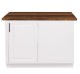 Modular kitchen Directoir, corner, left, 1 door - with top pine