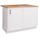 Modular kitchen Directoir, corner, left, 1 door - with top oak