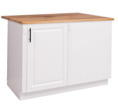 Modular kitchen Directoir, corner, left, 1 door - with top oak