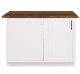 Modular kitchen Directoir, corner, right, 1 door - with top pine