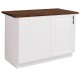 Modular kitchen Directoir, corner, right, 1 door - with top pine