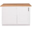 Modular kitchen Directoir, corner, right, 1 door - with top oak