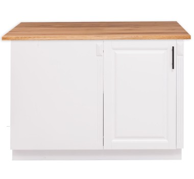 Modular kitchen Directoir, corner, right, 1 door - with top oak