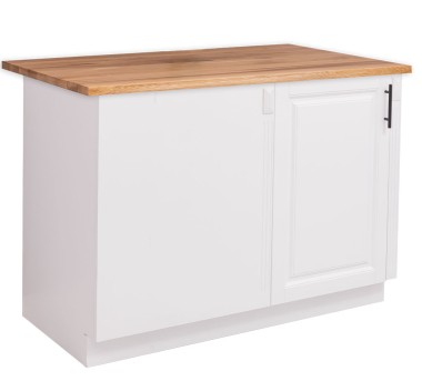 Modular kitchen Directoir, corner, right, 1 door - with top oak