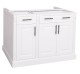 Kitchen Island with 3 doors, 2 drawers, without top