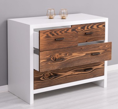 Chest with 4 drawers "Rustic Haven"