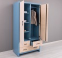 Wardrobe 2 doors 3 drawers "Rustic Haven"