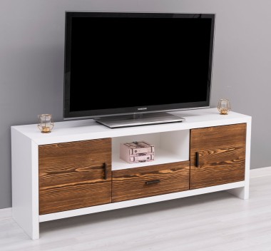 TV sideboard with 2 doors and 1 drawer "Rustic Haven"