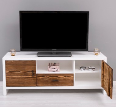 TV sideboard with 2 doors and 1 drawer "Rustic Haven"