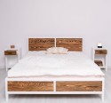 Bed with dim. 180x200 "Rustic Haven"