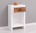 Bedside table with 1 drawer "Rustic Haven"