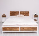 Bed with dim. 160x200 "Rustic Haven"