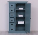 Wardrobe with 1 door, 6 drawers